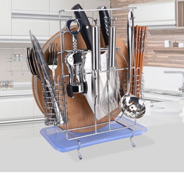 品尼优 不锈材质厨房用品菜板砧板筷子笼多功能居家日用置物收纳pny dl012