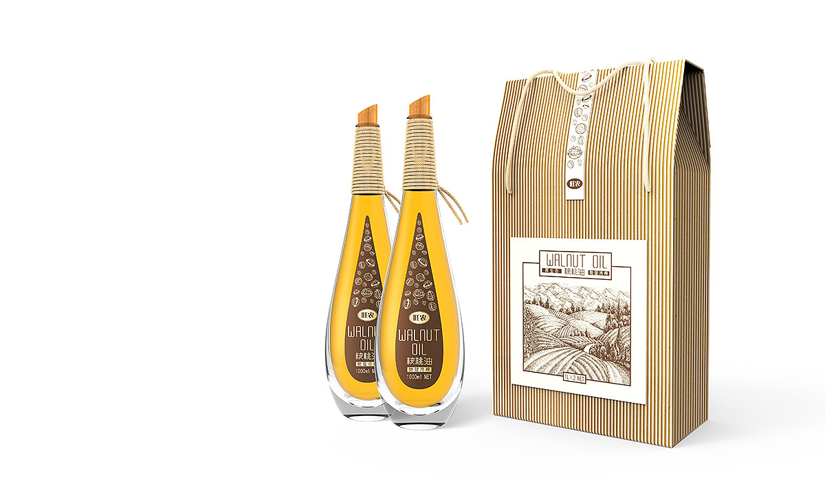高端核桃油包装设计 | 农产品品牌升级之道